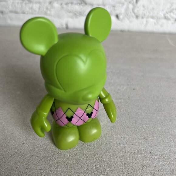 New Disney Vinylmation Urban Series 5 Green Argyle 3" Vinyl Figure - Picture 1 of 8